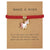 Make a Wish Animal Adjustable Horse Bracelets Bangle Silver Charms Women Girls Handmade Chain Message Card Jewelry